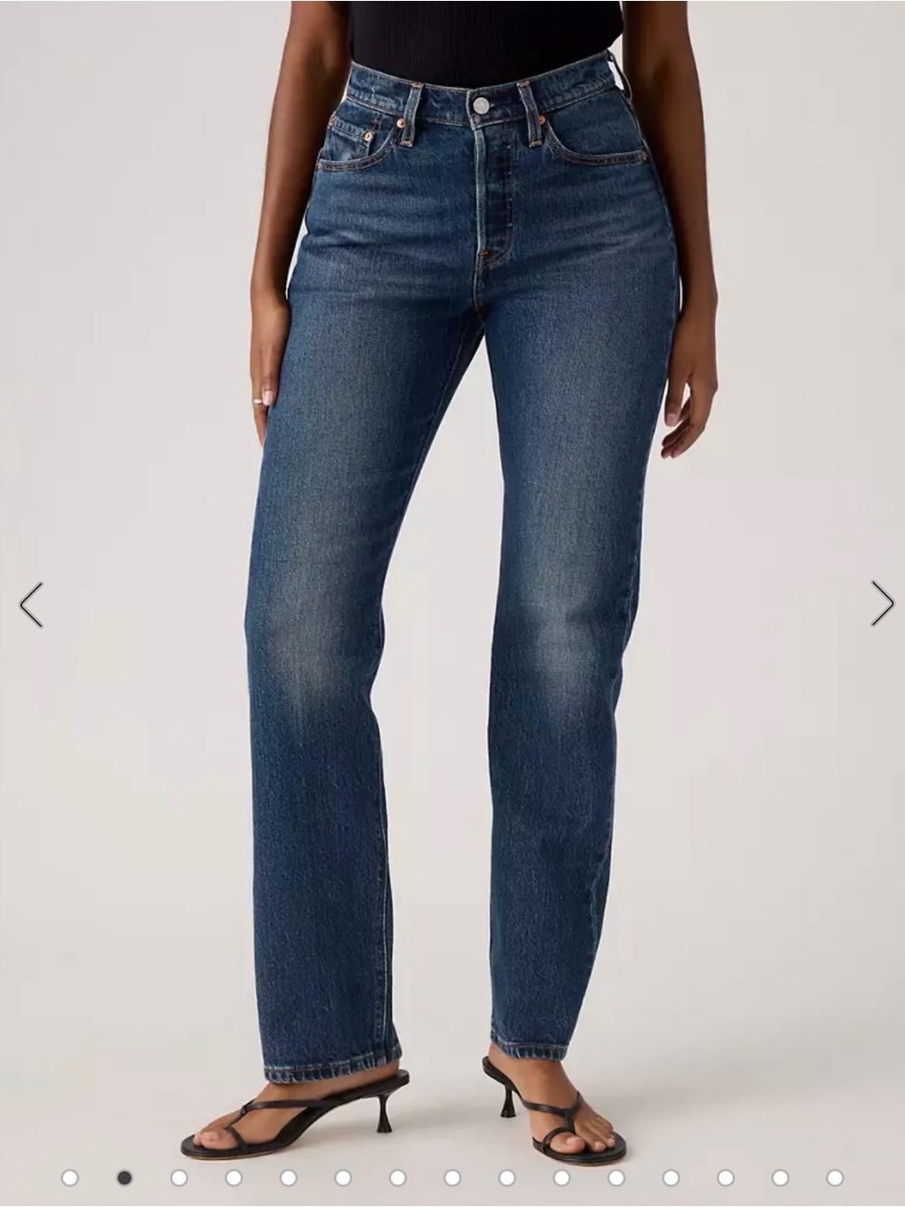 NWT Levi 501® Curve Women's Jeans | Dark Wash | Size 28